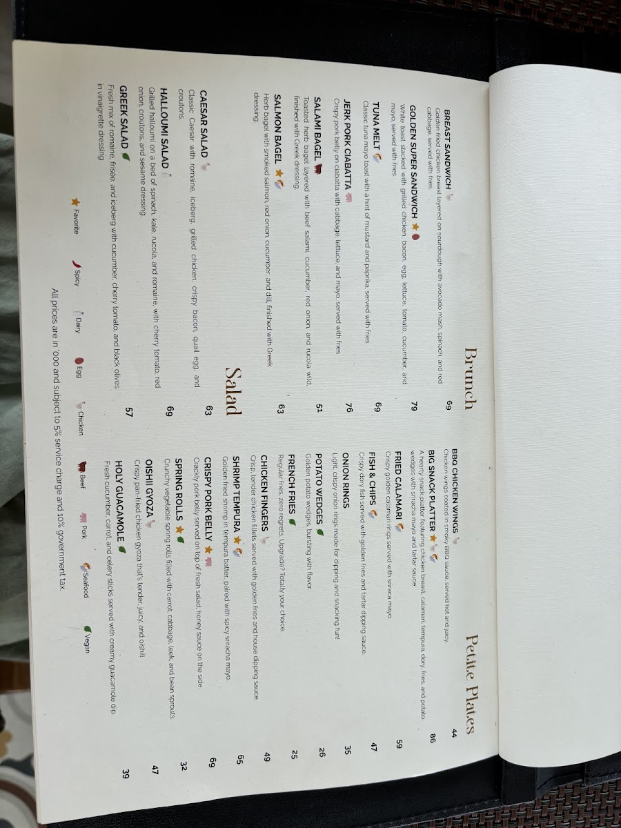 Golden Brunch & Eatery Photo Menu 7