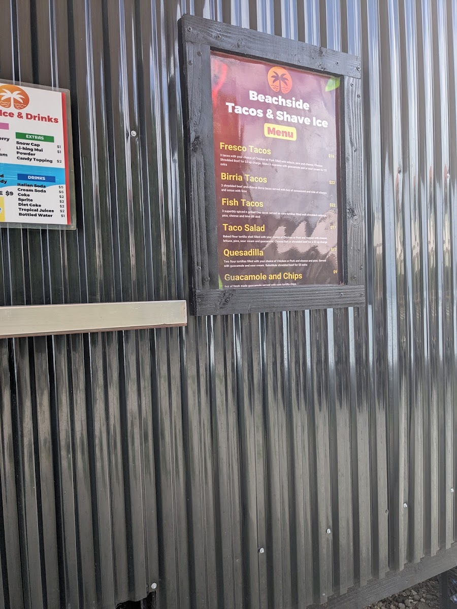 Birria Taco Stand Photo Menu 7