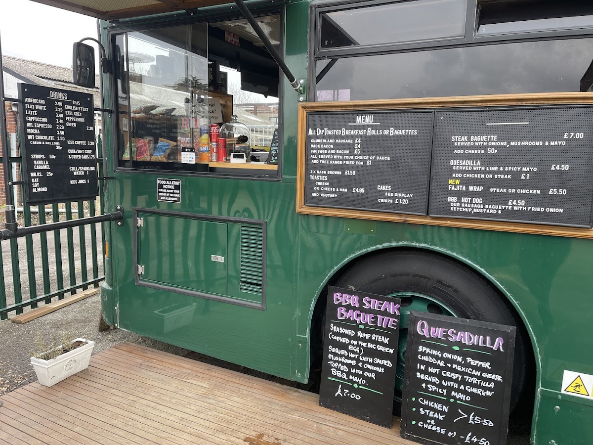 Big Green Bus Cafe Photo Menu 1