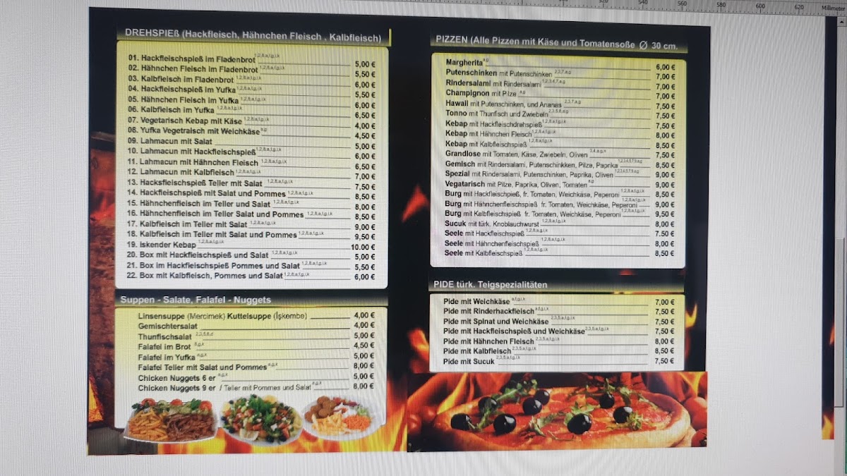 BurgKebap Photo Menu 1