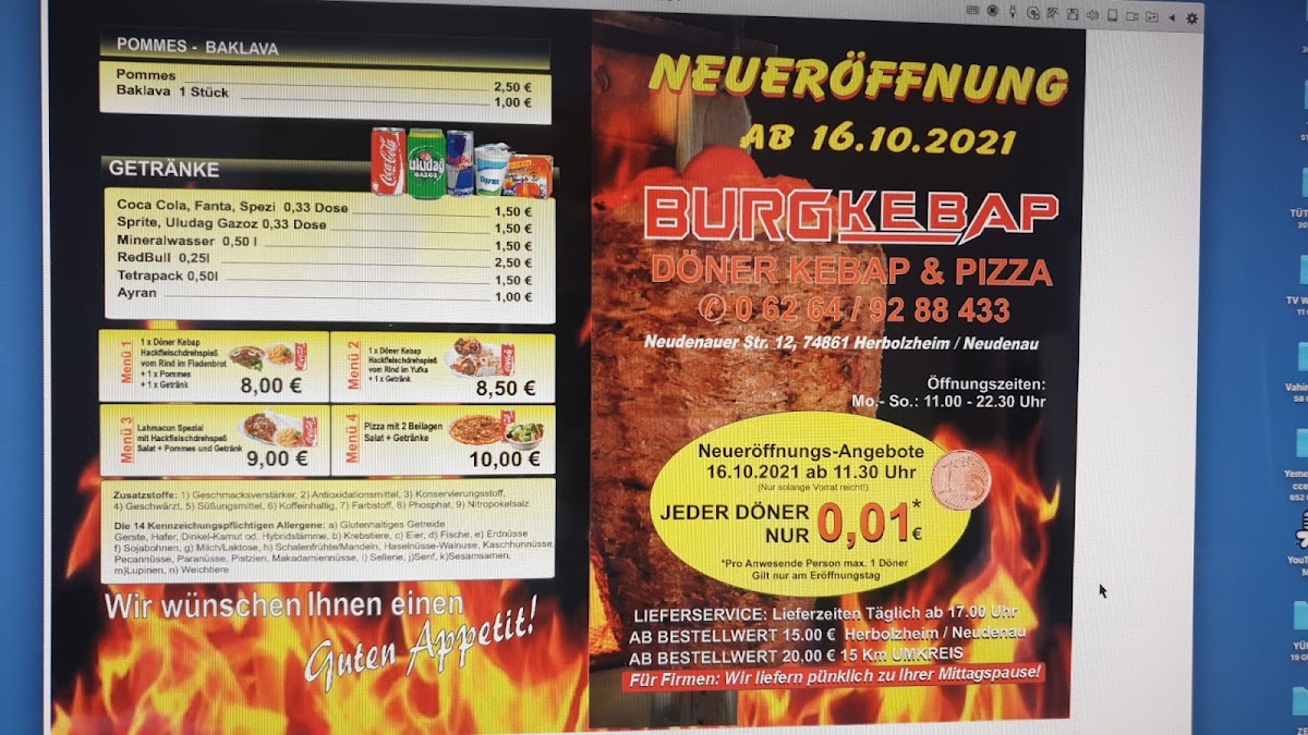 BurgKebap Photo Menu 2