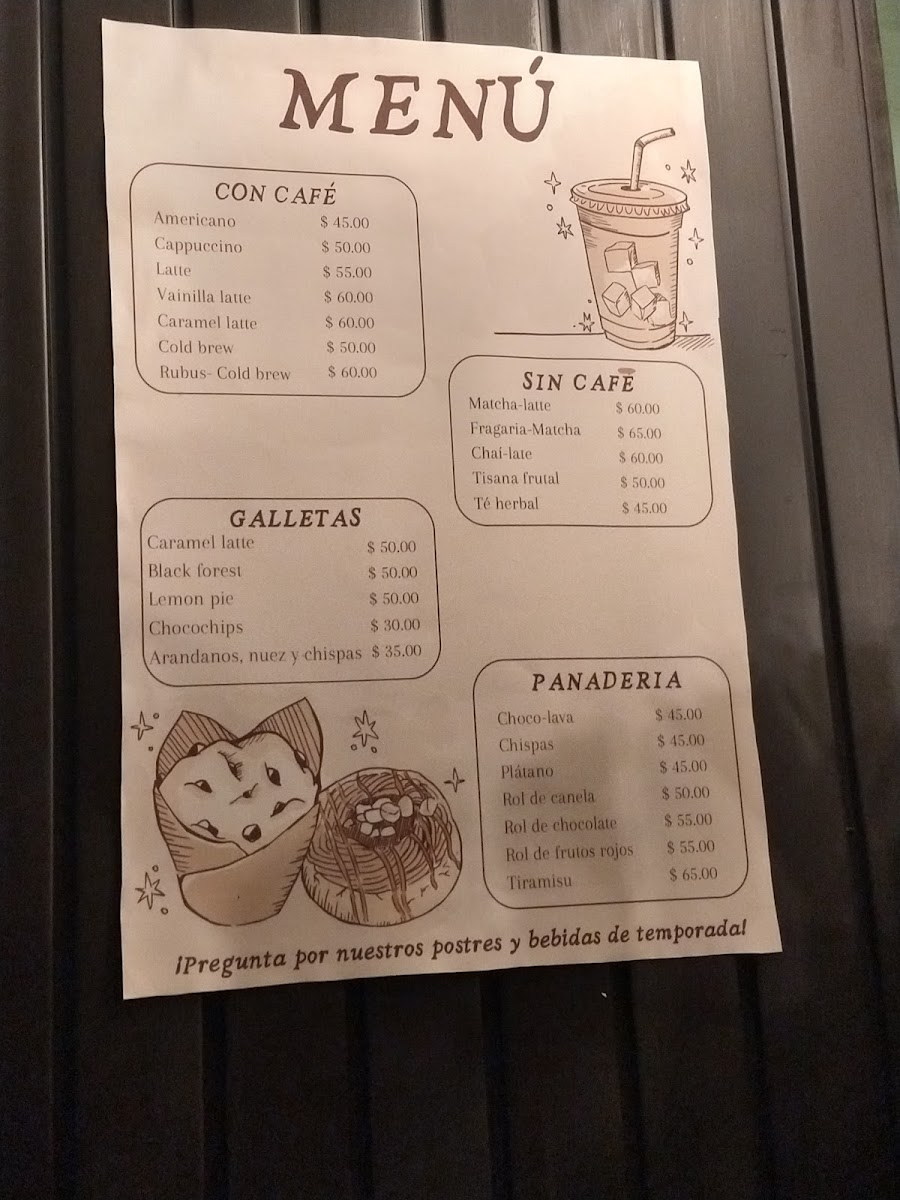 Fravelle Café Photo Menu 1