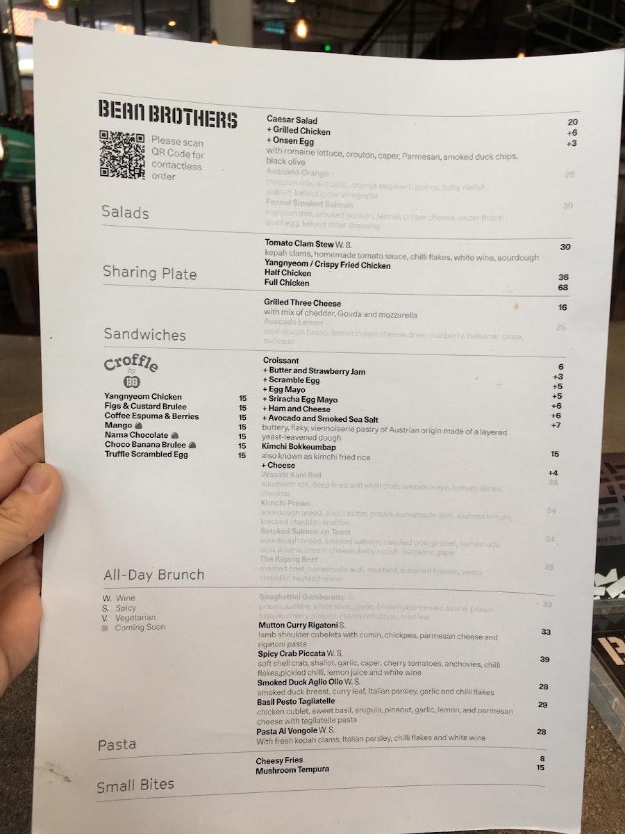 BEAN BROTHERS KL Photo Menu 9