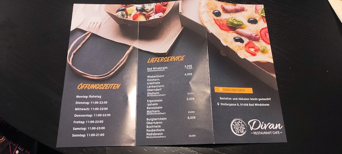 Divan Restaurant Cafe Photo Menu 1
