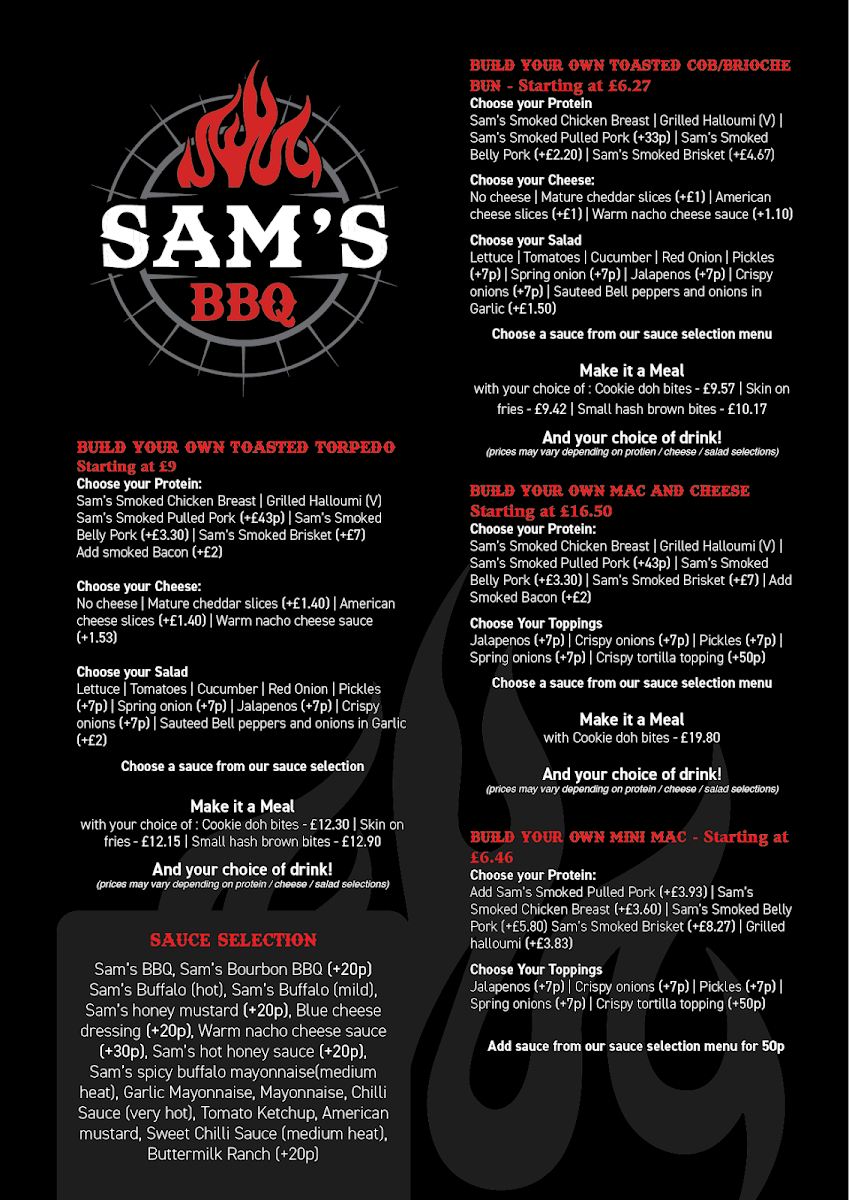 Sam's BBQ Photo Menu 4