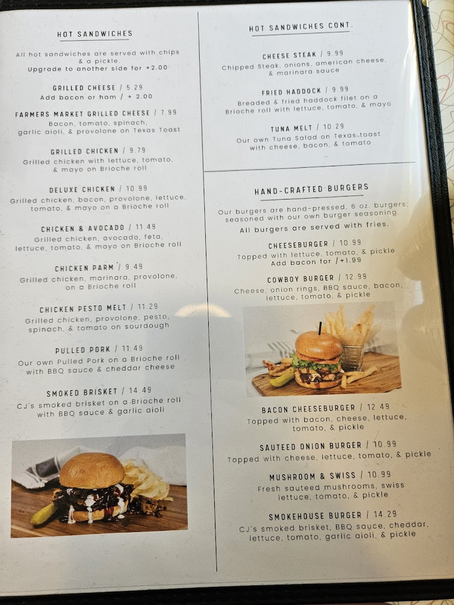 Richland Railroad Diner Photo Menu 2