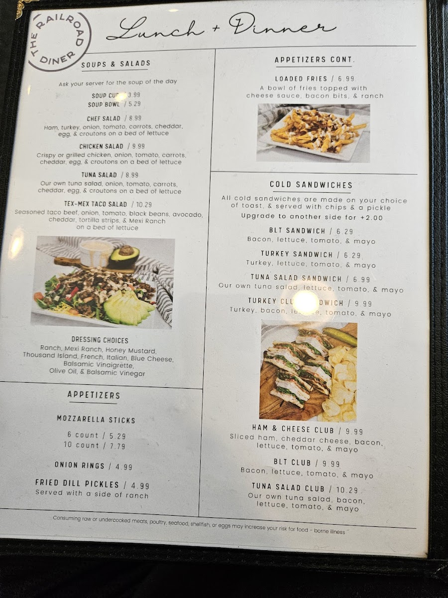 Richland Railroad Diner Photo Menu 4