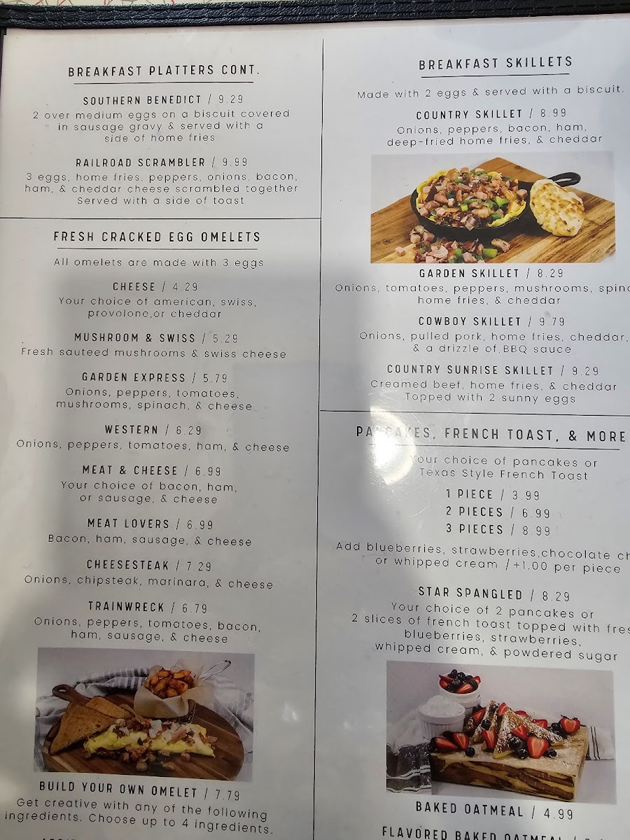 Richland Railroad Diner Photo Menu 5
