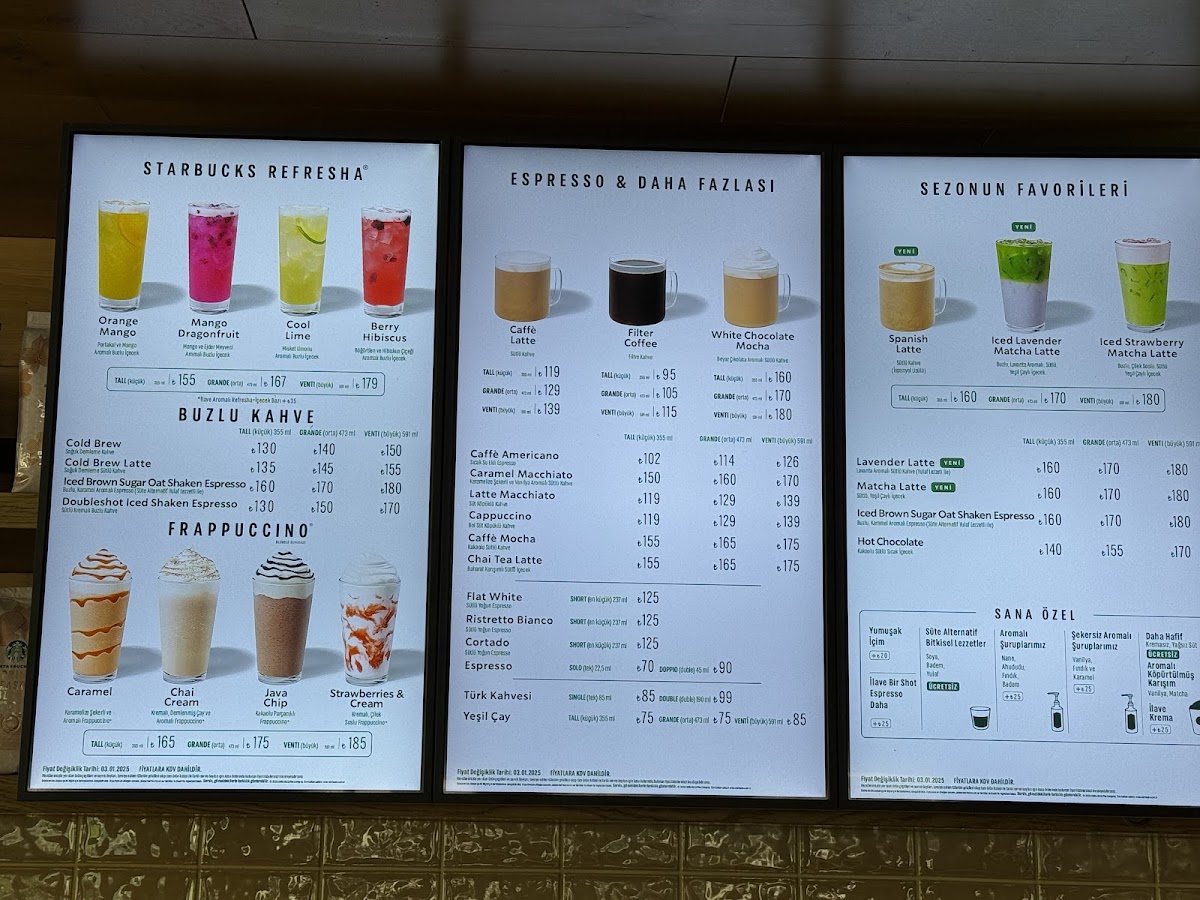 Starbucks - Venezia Rialto Photo Menu 6