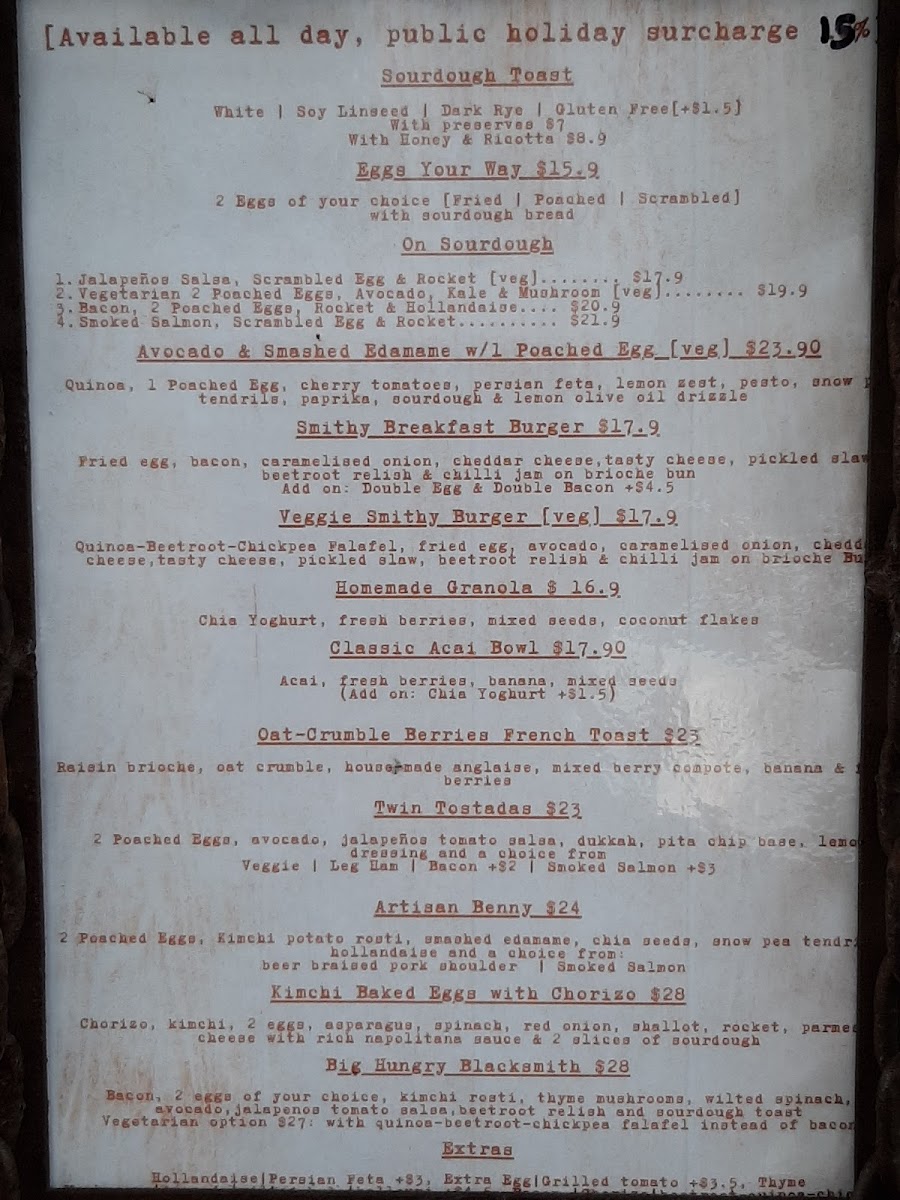 Blacksmith Photo Menu 2