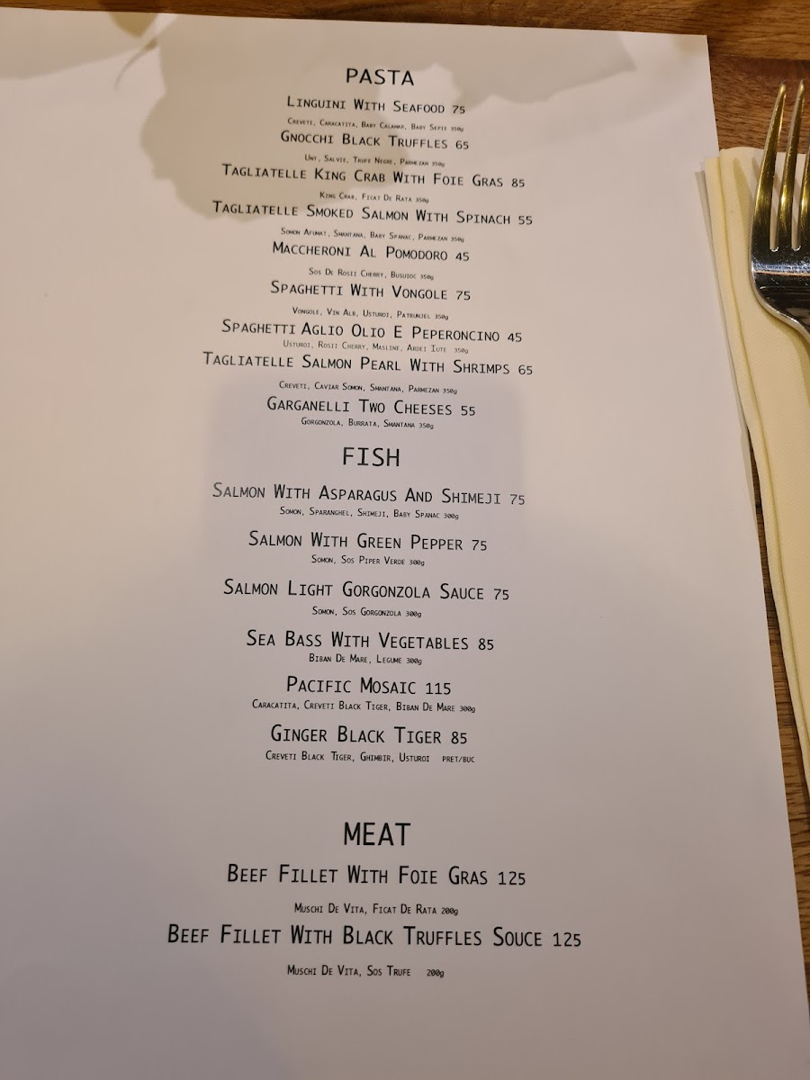Restaurant Gao Photo Menu 2