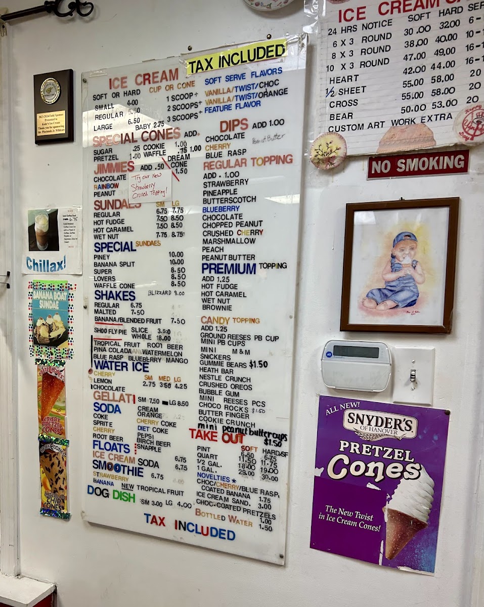 Kohr Soft Ice Cream Photo Menu 9