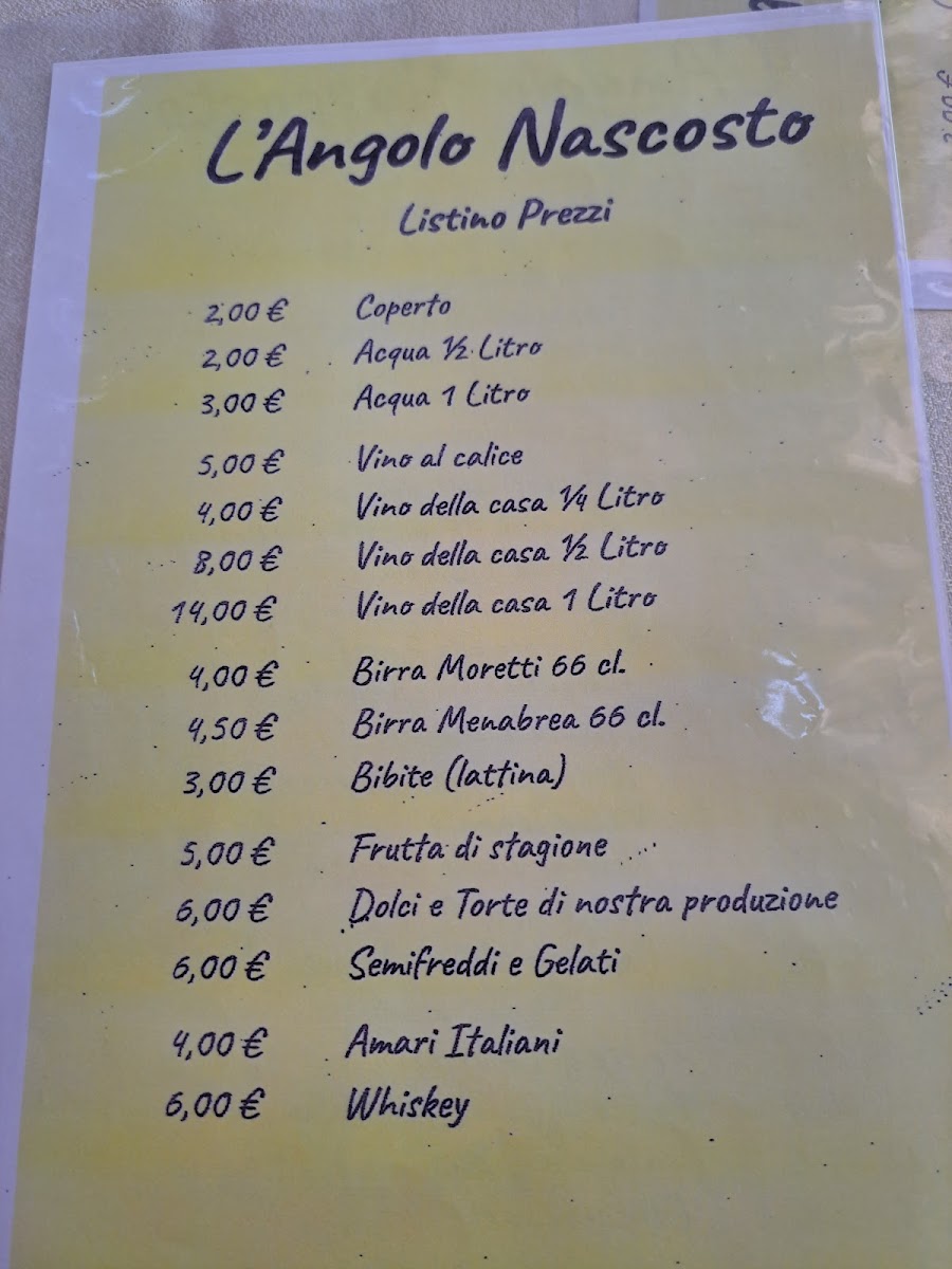 Trattoria L'angolo Nascosto Photo Menu 3