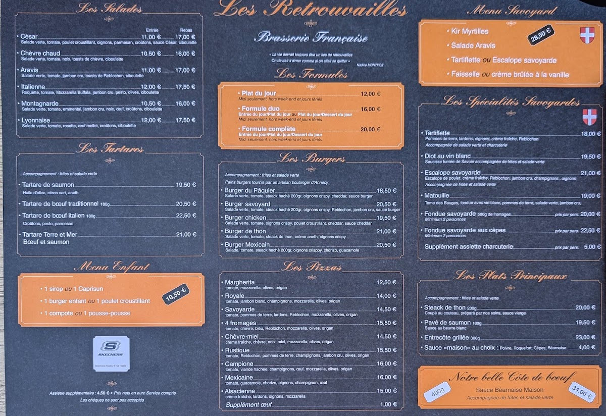 Brasserie Les Retrouvailles Photo Menu 2