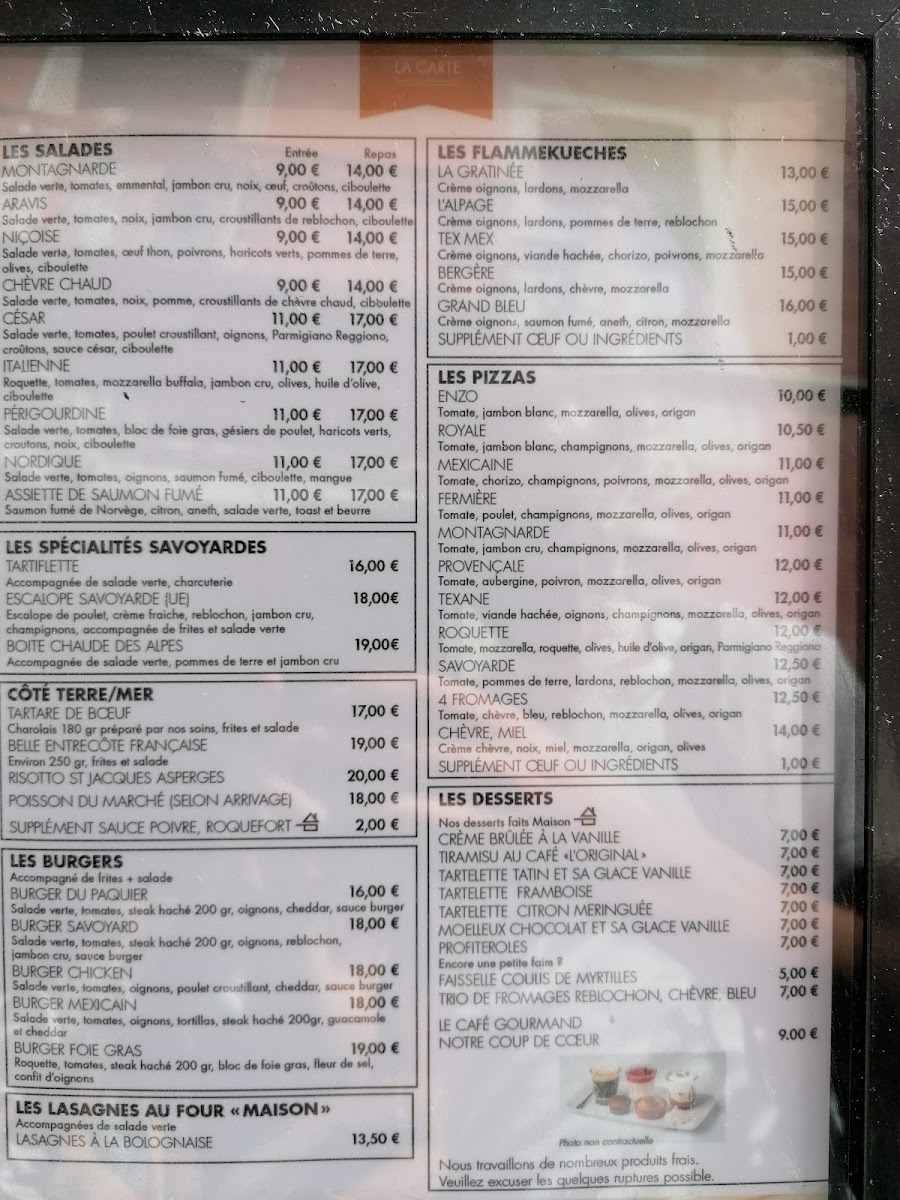 Brasserie Les Retrouvailles Photo Menu 5