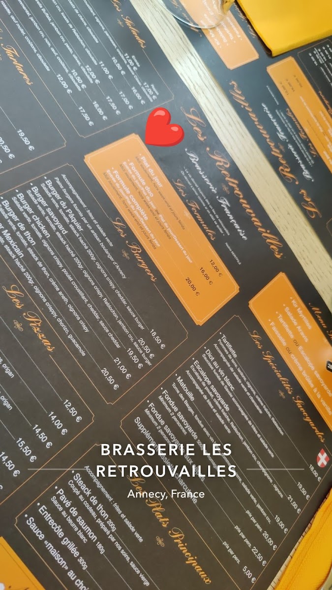 Brasserie Les Retrouvailles Photo Menu 9