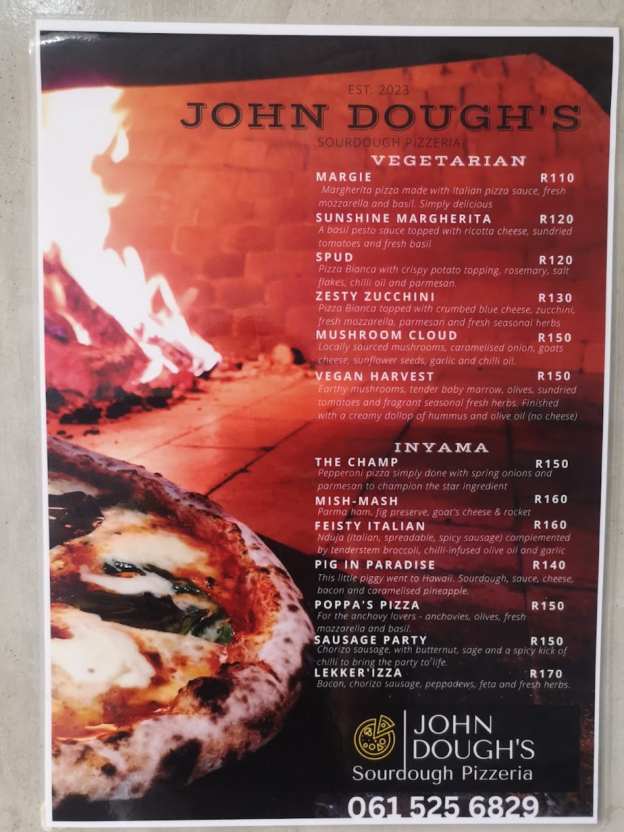 John Dough's Sourdough Pizzeria, Linden Photo Menu 4