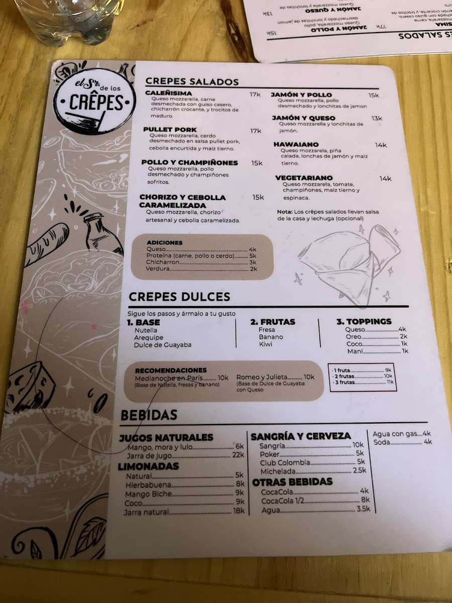 El Sr de los Crepes Photo Menu 1