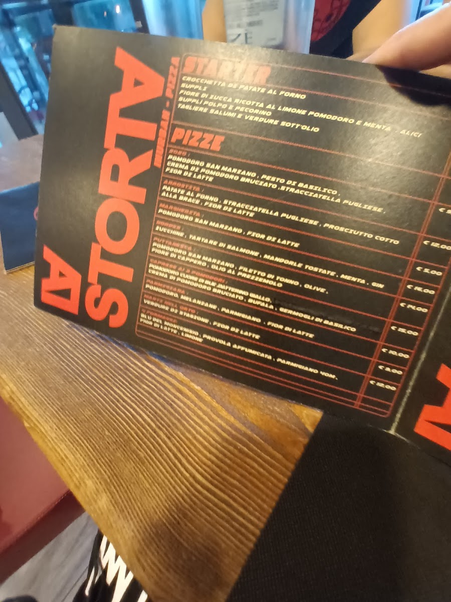 LA STORTA Inurban Pizza Photo Menu 1