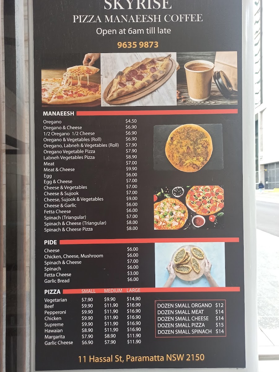 Skyrise pizza cafe Photo Menu 6