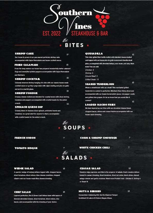 Southern Vine's Steakhouse Photo 8
