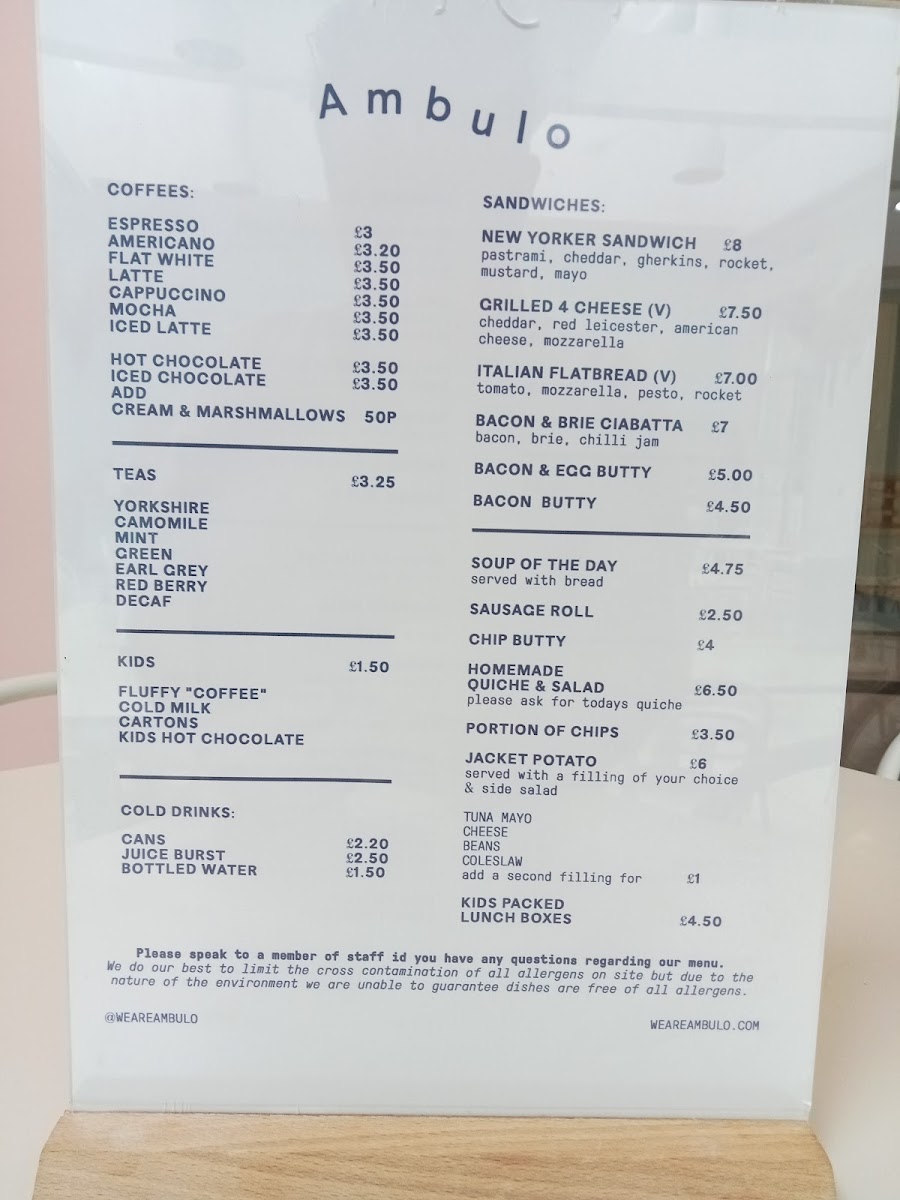 Ambulo Photo Menu 1
