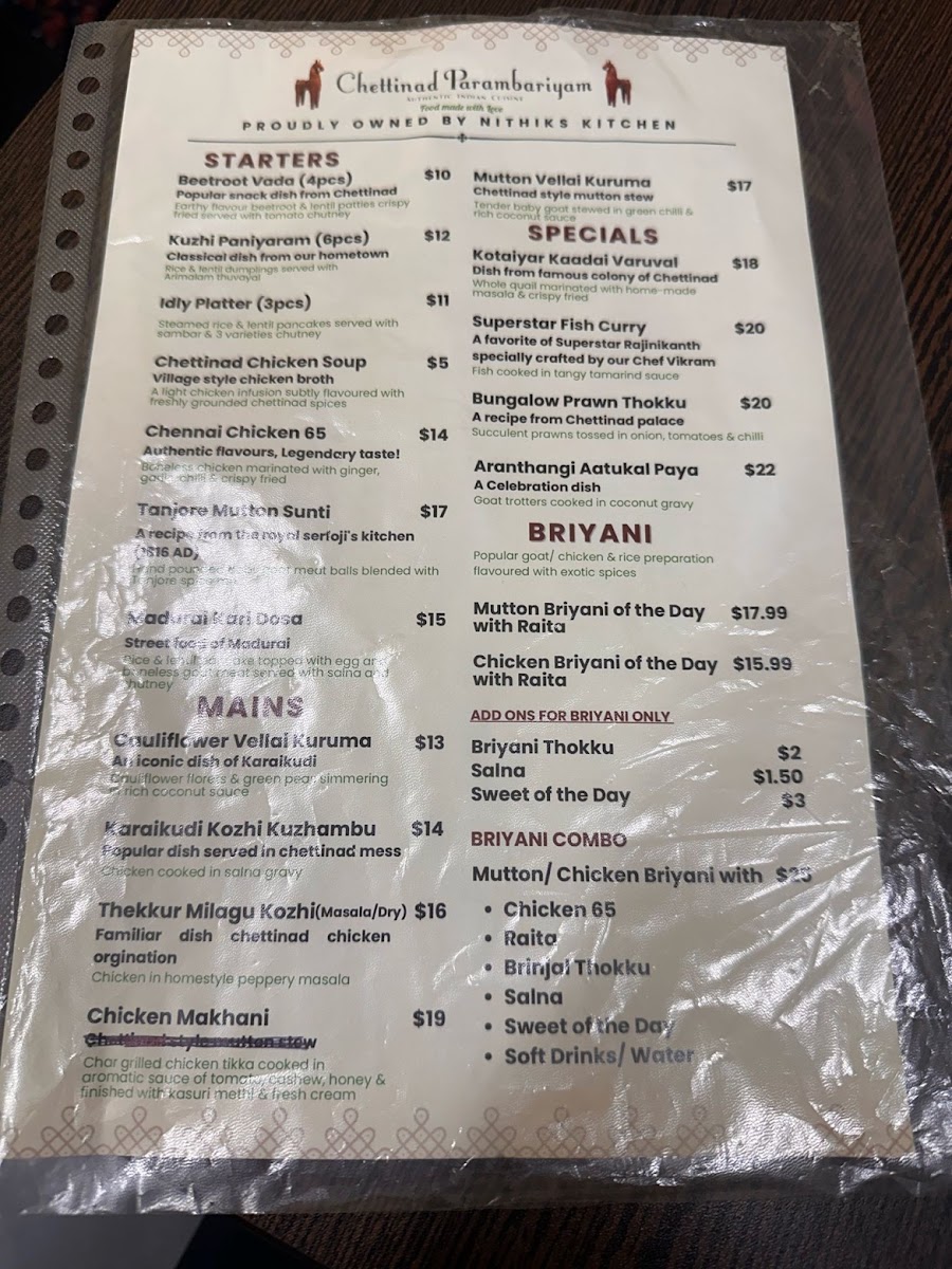 Chettinad Parambariyam by Nithiks kitchen Photo Menu 10