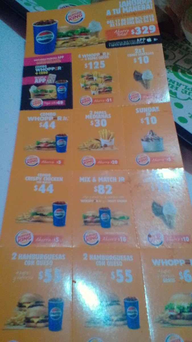 Burger King Eduardo Molina Photo Menu 1