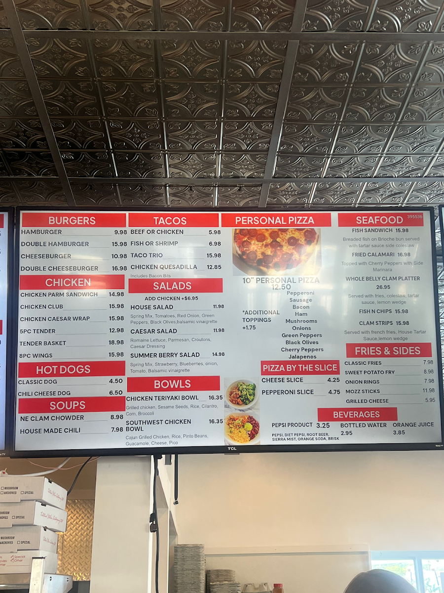 Gino's by the Beach Photo Menu 2