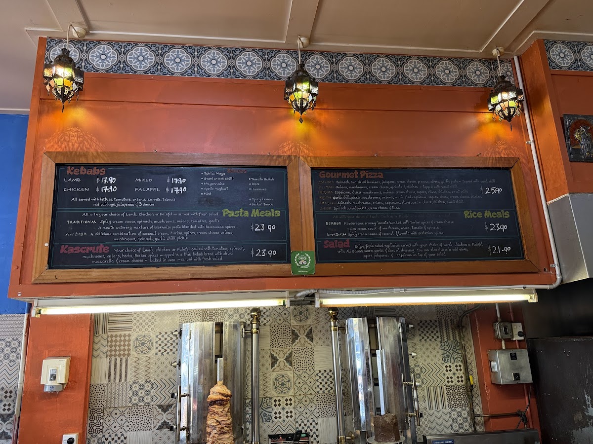 Ali Baba's Tunisian Cuisine Photo Menu 1