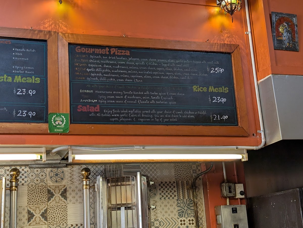 Ali Baba's Tunisian Cuisine Photo Menu 3