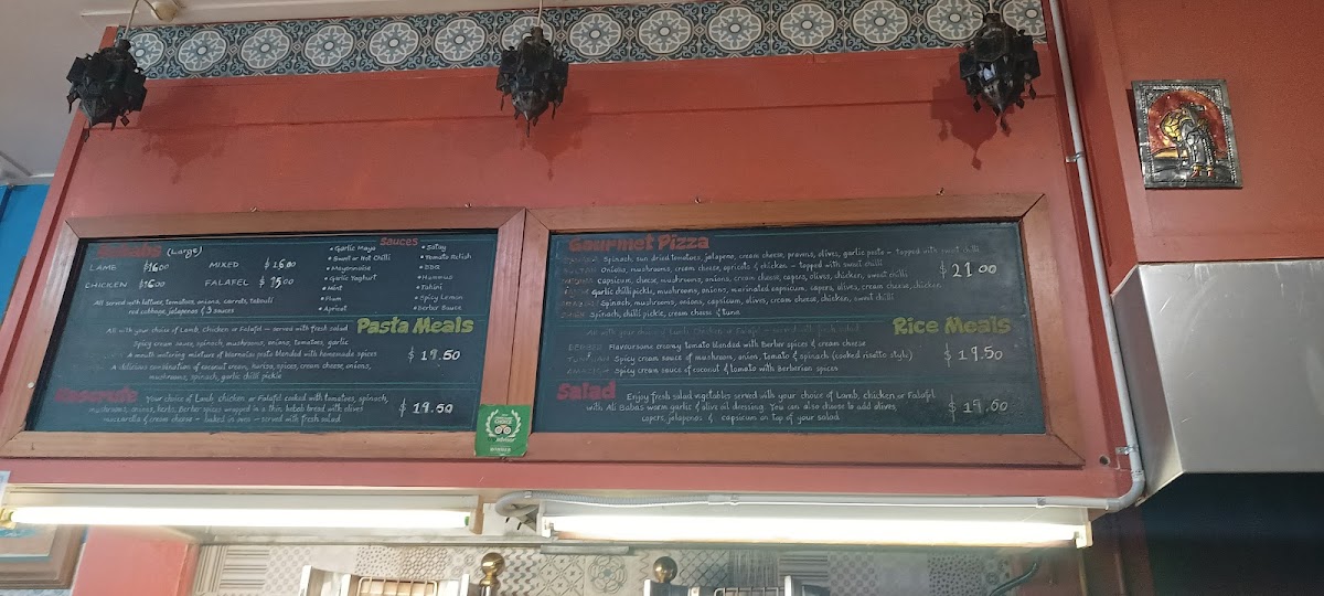 Ali Baba's Tunisian Cuisine Photo Menu 7