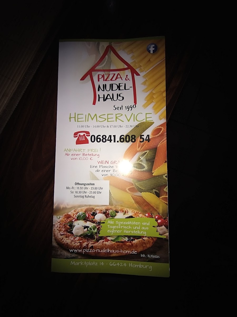 Pizza und Nudelhaus Photo Menu 6