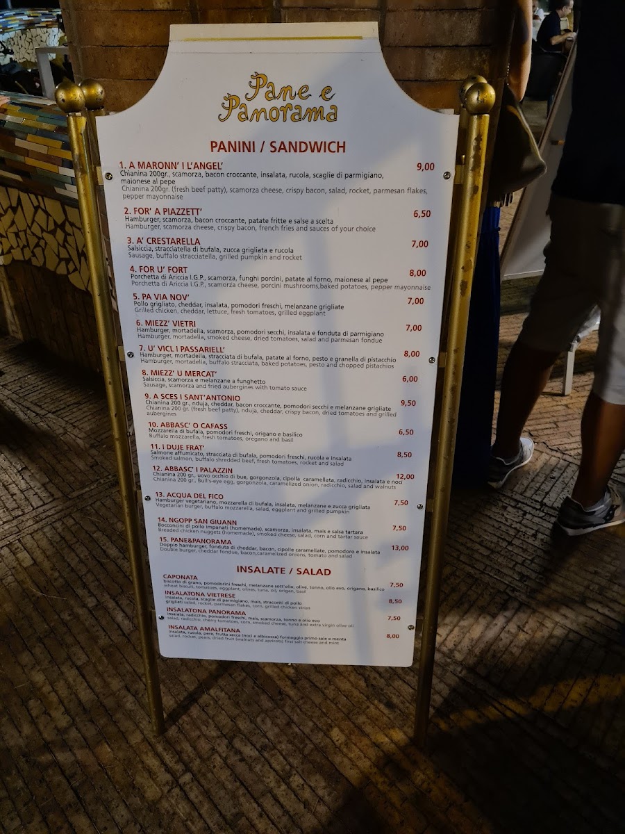 Pane & Panorama Photo Menu 10
