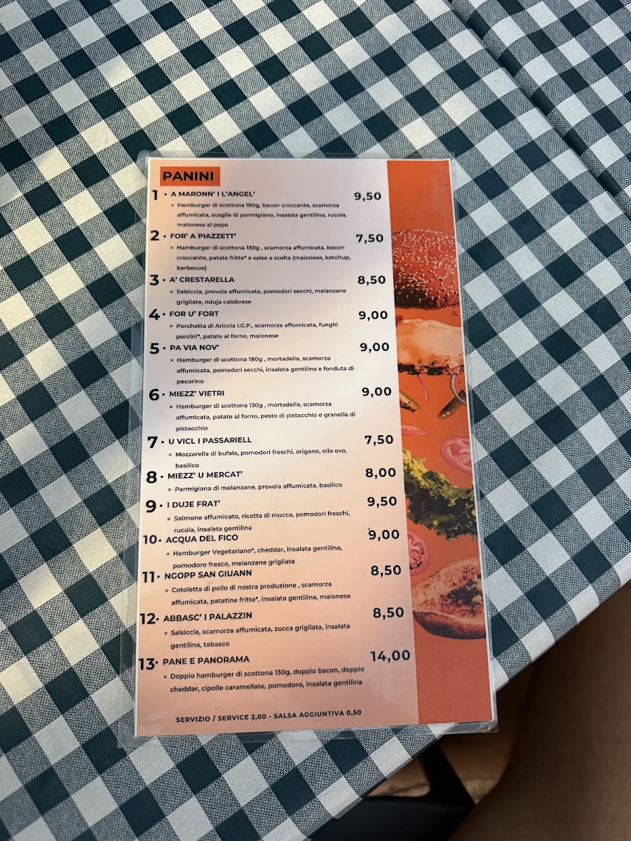 Pane & Panorama Photo Menu 3