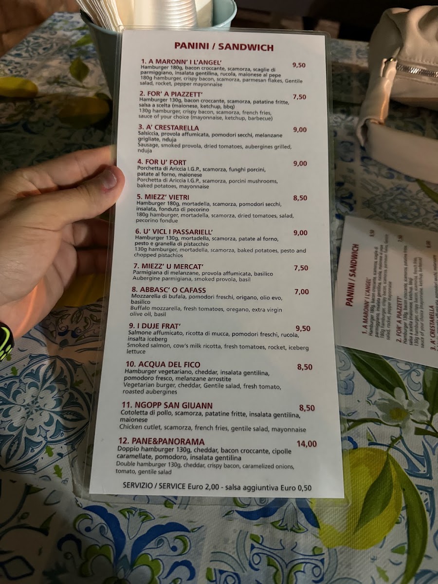 Pane & Panorama Photo Menu 5
