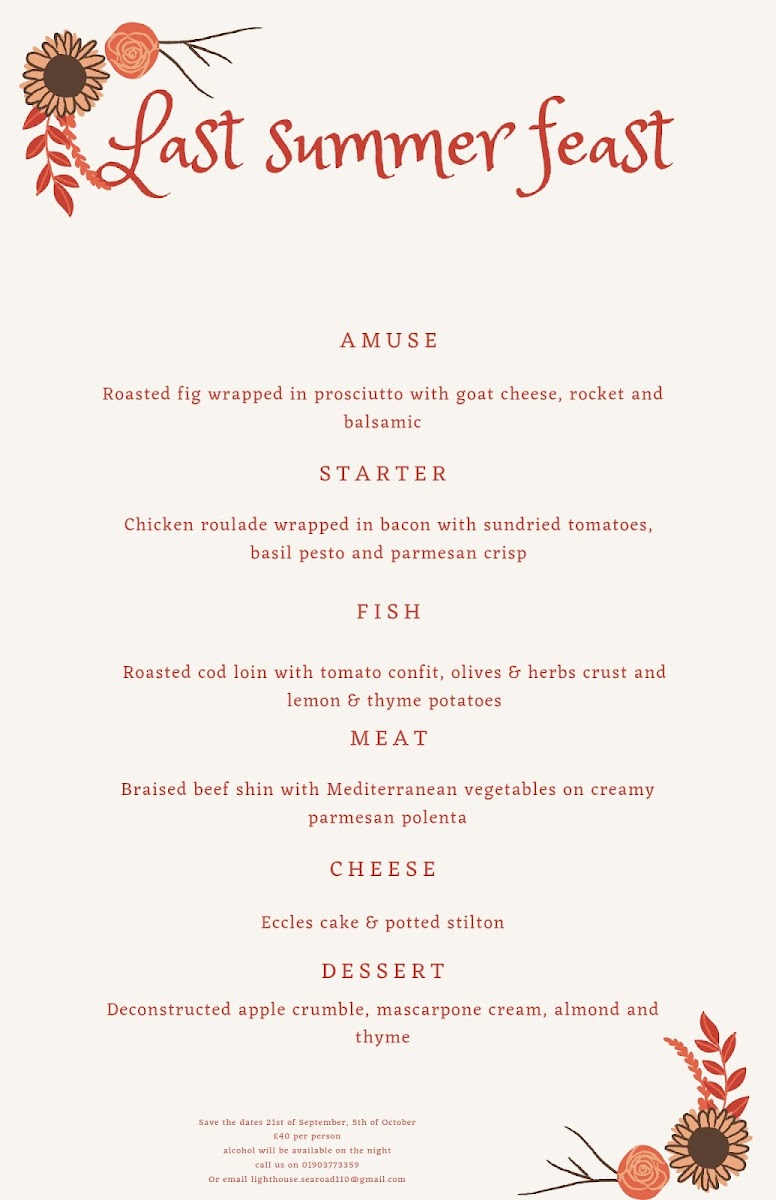 Lighthouse Cafe Photo Menu 3
