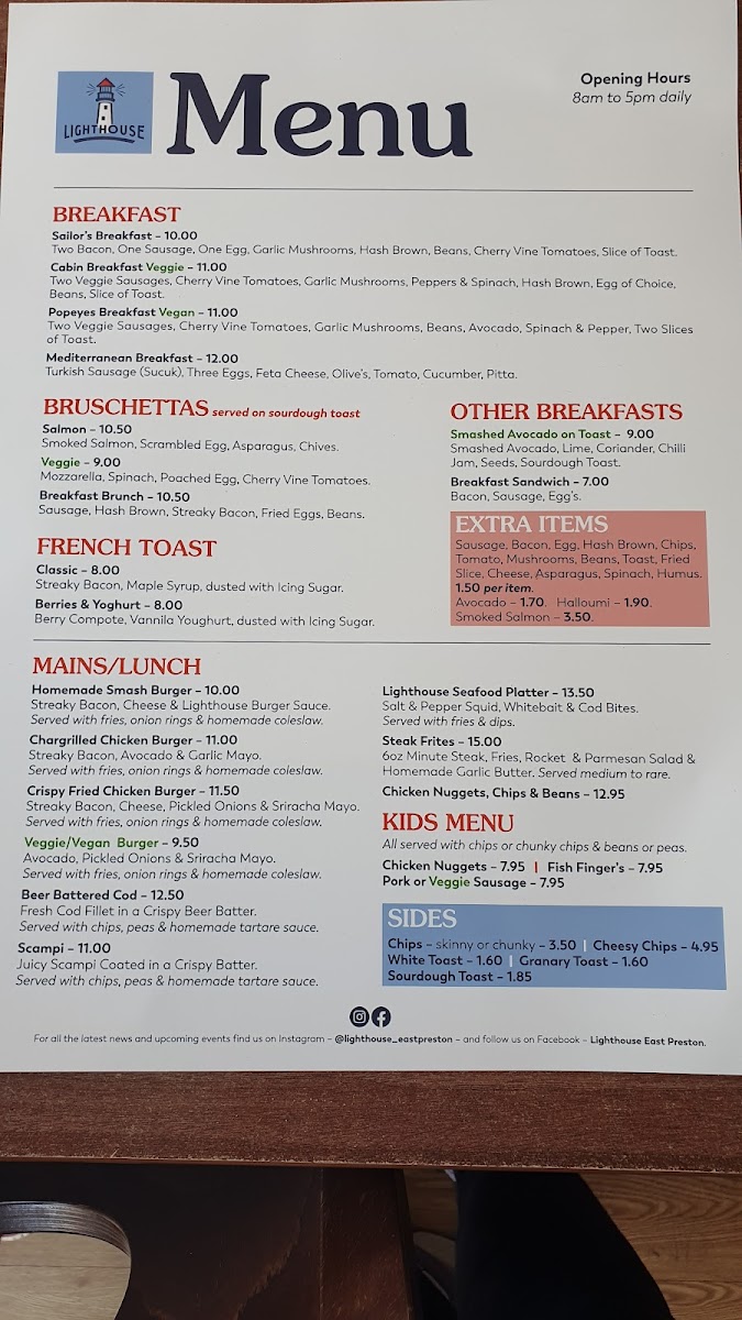 Lighthouse Cafe Photo Menu 5