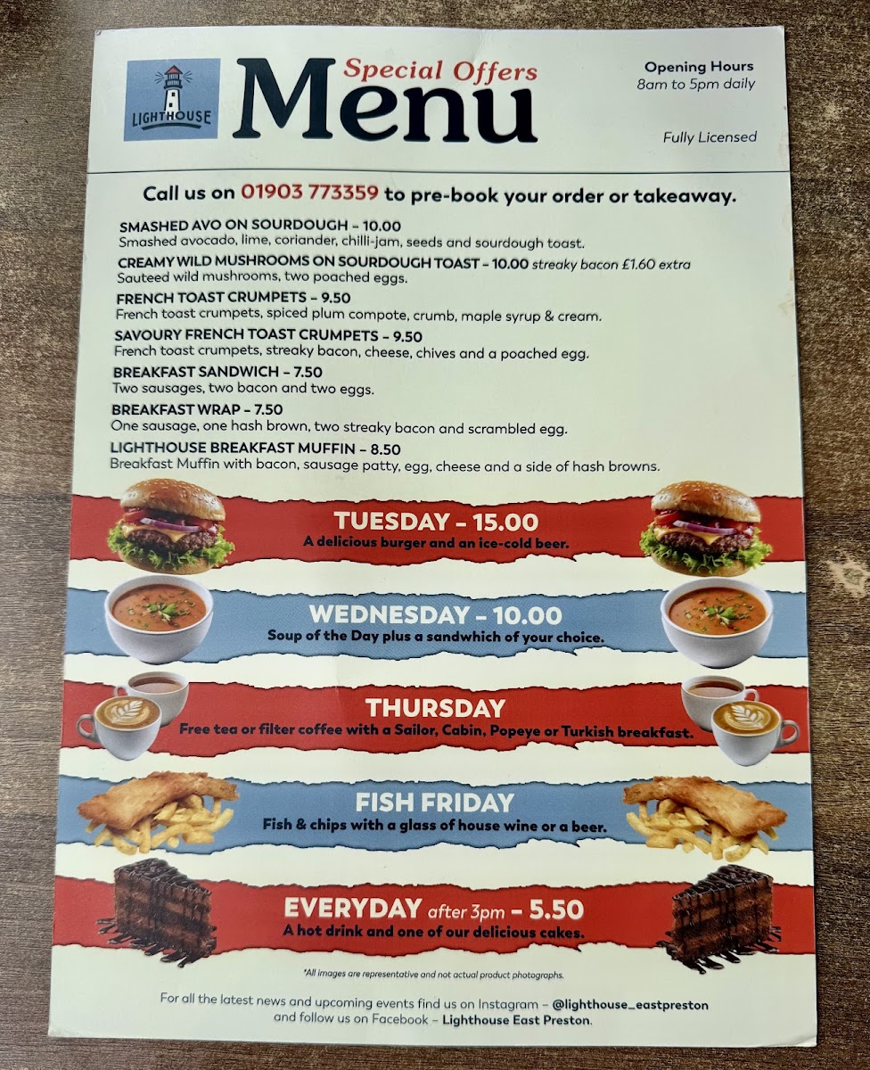 Lighthouse Cafe Photo Menu 9