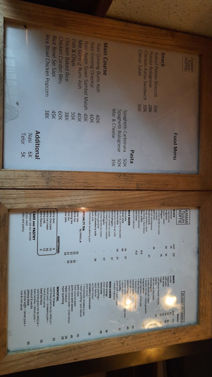 Kamar Tujuh Koffie Photo Menu 10