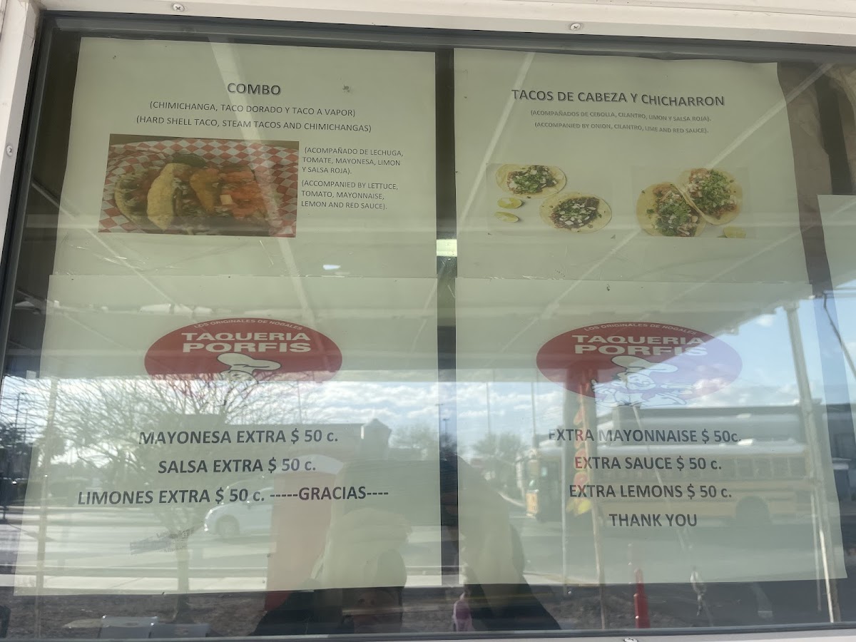 Taqueria Porfis Photo Menu 3
