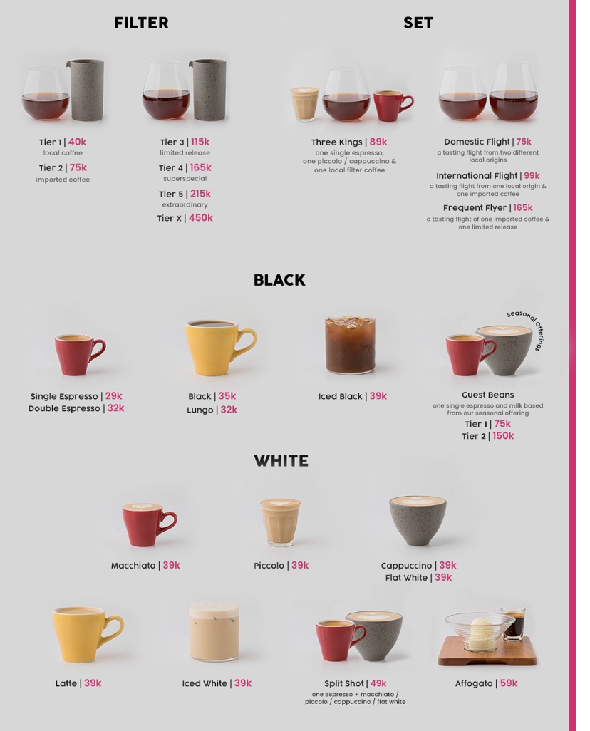 a tale of Two Coffee Beans Photo Menu 1
