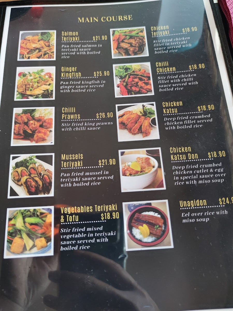 Inaka Japanese Restaurant (PEAKHURST) Photo Menu 1