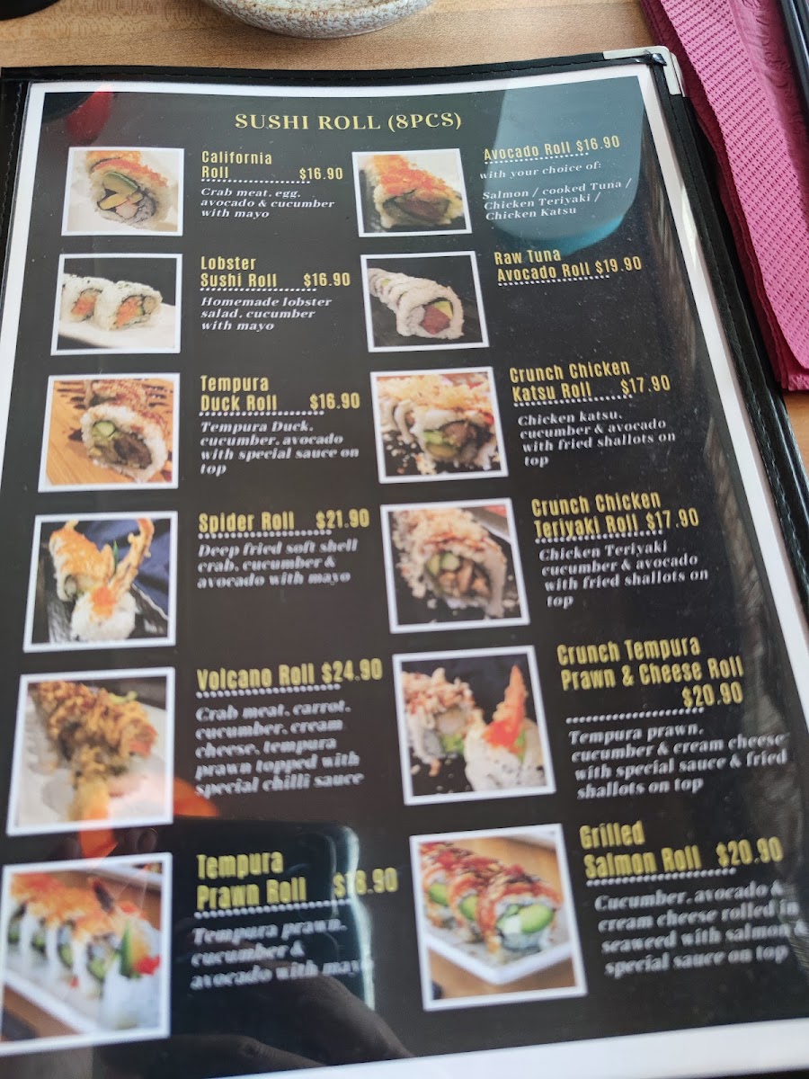 Inaka Japanese Restaurant (PEAKHURST) Photo Menu 2