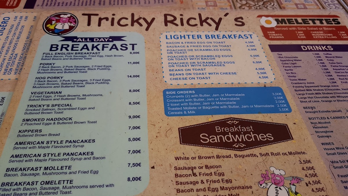Tricky Ricky's Restaurant & Bar Photo Menu 7
