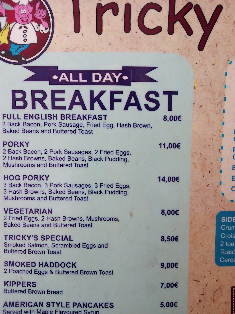 Tricky Ricky's Restaurant & Bar Photo Menu 8