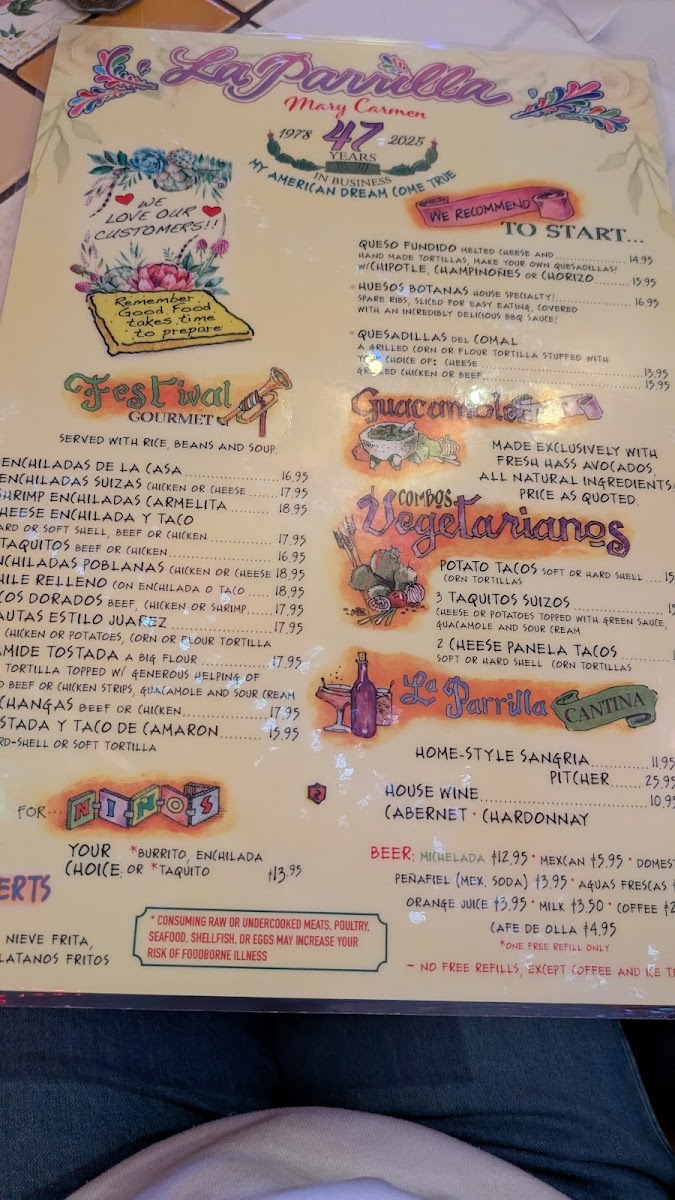 La Parrilla Restaurant Photo Menu 9