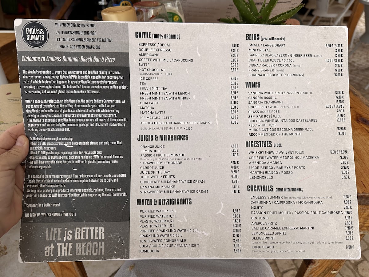 Endless Summer Photo Menu 9