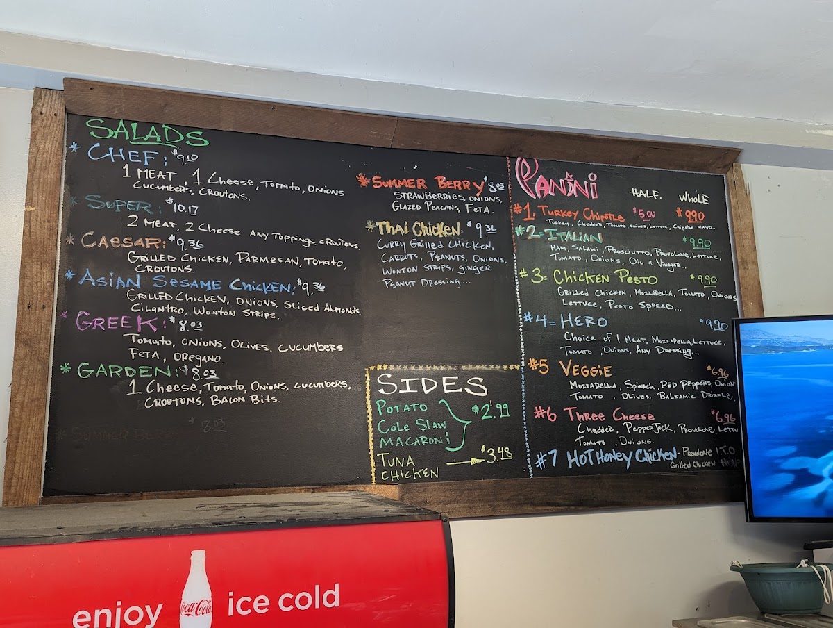 Super Hero Sub Shop Photo Menu 6