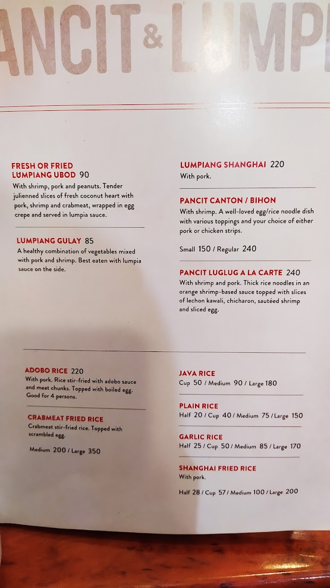 Max's Restaurant Congressional Branch Photo Menu 4